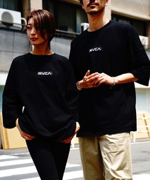 RVCA メンズ OVER SIZED BOX RVCA Tシャツ/ルーカ ロゴ ビッグシルエット ドロップショルダー オーバーサイズ