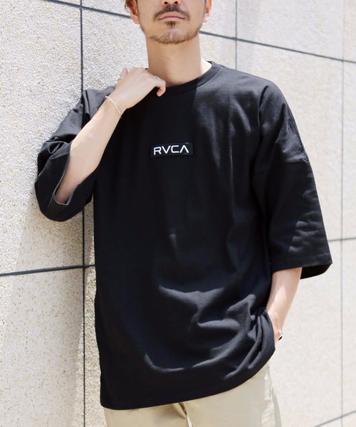 RVCA（ルーカ）の「RVCA メンズ  OVER SIZED BOX RVCA Ｔシャツ/ルーカ ロゴ ビッグシルエット ドロップショルダー オーバーサイズ（Tシャツ/カットソー・メンズ・ブラウン/ヘザーグレー/ホワイト/ブラック/ブルー・LARGE/MEDIUM/SMALL）」の15枚目の写真