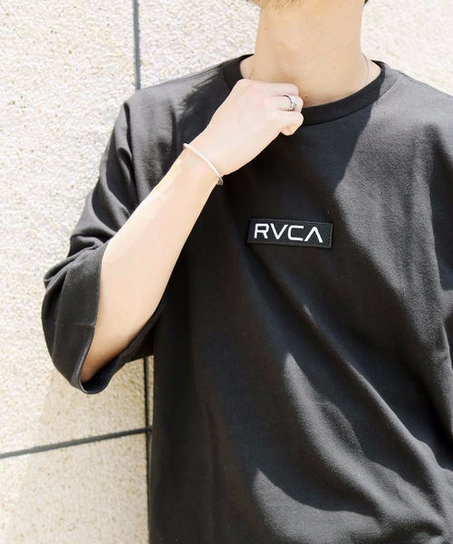 RVCA（ルーカ）の「RVCA メンズ  OVER SIZED BOX RVCA Ｔシャツ/ルーカ ロゴ ビッグシルエット ドロップショルダー オーバーサイズ（Tシャツ/カットソー・メンズ・ブラウン/ヘザーグレー/ホワイト/ブラック/ブルー・LARGE/MEDIUM/SMALL）」の12枚目の写真