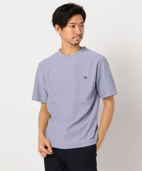 GLOSTER(グロスター)の「ASTLAD 半袖Tシャツ(Tシャツ/カットソー・メンズ・ホワイト/チャコールグレー/ブラウン系その他/ベージュ系その他/パープル・S/M/L/XL)」の5枚目の写真