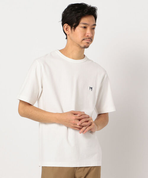 GLOSTER(グロスター)の「ASTLAD 半袖Tシャツ(Tシャツ/カットソー・メンズ・ホワイト/チャコールグレー/ブラウン系その他/ベージュ系その他/パープル・S/M/L/XL)」の2枚目の写真