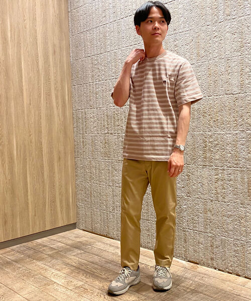 GLOSTER(グロスター)の「ASTLAD 半袖Tシャツ(Tシャツ/カットソー・メンズ・ホワイト/チャコールグレー/ブラウン系その他/ベージュ系その他/パープル・S/M/L/XL)」の16枚目の写真