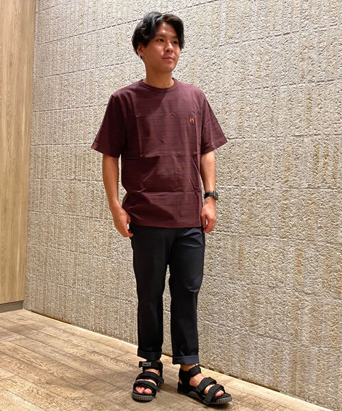 GLOSTER(グロスター)の「ASTLAD 半袖Tシャツ(Tシャツ/カットソー・メンズ・ホワイト/チャコールグレー/ブラウン系その他/ベージュ系その他/パープル・S/M/L/XL)」の17枚目の写真