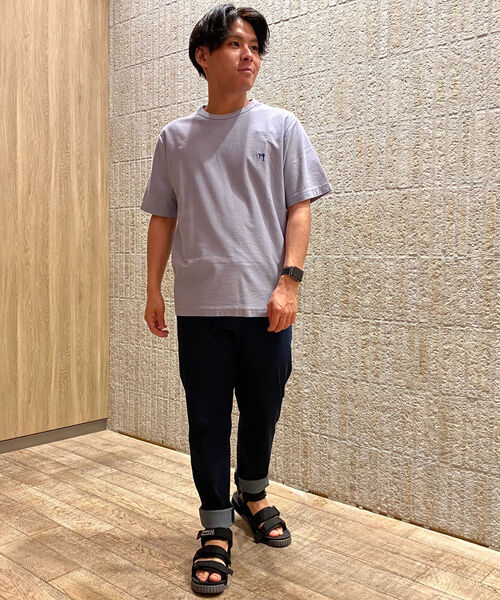 GLOSTER(グロスター)の「ASTLAD 半袖Tシャツ(Tシャツ/カットソー・メンズ・ホワイト/チャコールグレー/ブラウン系その他/ベージュ系その他/パープル・S/M/L/XL)」の18枚目の写真