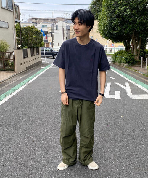 GLOSTER(グロスター)の「ASTLAD 半袖Tシャツ(Tシャツ/カットソー・メンズ・ホワイト/チャコールグレー/ブラウン系その他/ベージュ系その他/パープル・S/M/L/XL)」の21枚目の写真