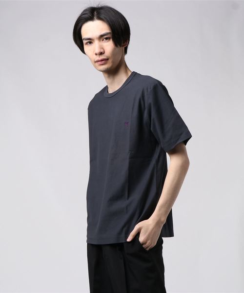 GLOSTER(グロスター)の「ASTLAD 半袖Tシャツ(Tシャツ/カットソー・メンズ・ホワイト/チャコールグレー/ブラウン系その他/ベージュ系その他/パープル・S/M/L/XL)」の7枚目の写真