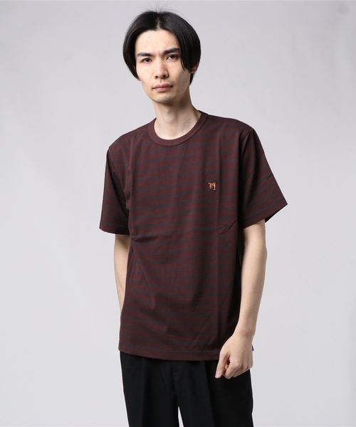 GLOSTER(グロスター)の「ASTLAD 半袖Tシャツ(Tシャツ/カットソー・メンズ・ホワイト/チャコールグレー/ブラウン系その他/ベージュ系その他/パープル・S/M/L/XL)」の8枚目の写真