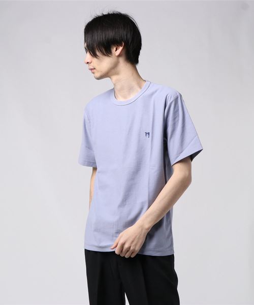 GLOSTER(グロスター)の「ASTLAD 半袖Tシャツ(Tシャツ/カットソー・メンズ・ホワイト/チャコールグレー/ブラウン系その他/ベージュ系その他/パープル・S/M/L/XL)」の10枚目の写真
