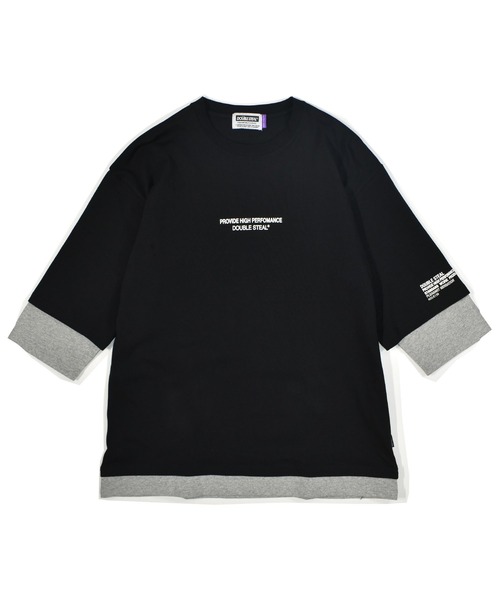 【セール】Layered 7SLEEVE Tee（Tシャツ/カットソー）｜DOUBLE STEAL（ダブルスティール）