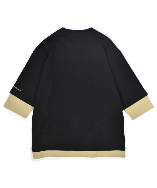 DOUBLE STEAL（ダブルスティール）の「Layered 7SLEEVE Tee（Tシャツ/カットソー・メンズ・ホワイト×ブラック/ブラック系その他/ブラック×グレー/ベージュ・MEDIUM/LARGE/X-LARGE）」の16枚目の写真