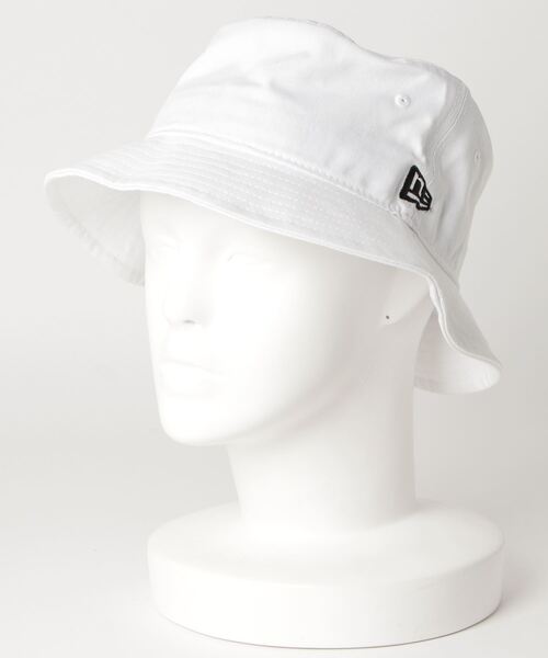 NEW ERA（ニューエラ）の「NEW ERA/ニューエラ ハット バケット01 コットン ホワイト 11308380（ハット・メンズ・ホワイト×ブラック・S/M/M/L/L/XL）」の3枚目の写真