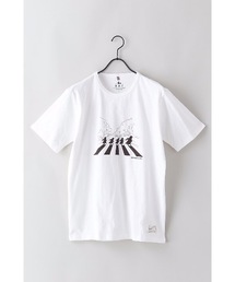 【BLUE STANDARD】スラブ素材 ペンギンアイコン アニマルプリント スタンダードシルエット ユニセックスサイジングTシャツ 環境保全対象アイテム