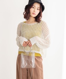 WEGO | WEGO/メタルハンドルクリアショルダーバッグ(ショルダーバッグ)