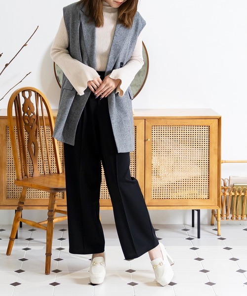 attagirl（アタガール）の「チャンキーヒール ビット ローファー（ローファー・レディース・ブラック/ブラック系その他/ベージュ/アイボリー/ブラウン/ブラック系その他2・S/L/LL/M）」の21枚目の写真