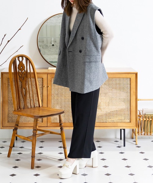 attagirl（アタガール）の「チャンキーヒール ビット ローファー（ローファー・レディース・ブラック/ブラック系その他/ベージュ/アイボリー/ブラウン/ブラック系その他2・S/L/LL/M）」の22枚目の写真