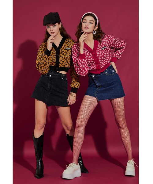 CRANK（クランク）の「『CRANK/クランク』REOPARD CARDIGAN/レオパード