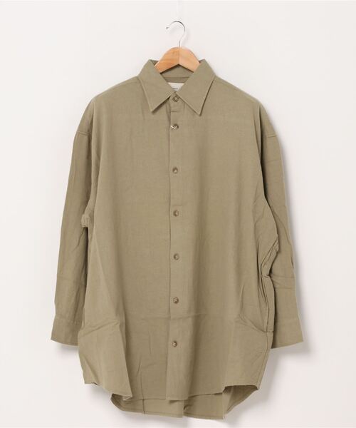 CORISCO(コリスコ)の「CORISCO ネル BIG シャツ (M1)(シャツ/ブラウス・メンズ・アイボリー/ブラウン/ベージュ/その他1/その他2/その他3/その他4/その他5/その他6/その他7・MEDIUM/LARGE)」の4枚目の写真