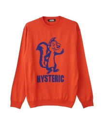 HYSTERIC GLAMOUR | HYSTERIC SKUNK編込 プルオーバー(ニット/セーター)