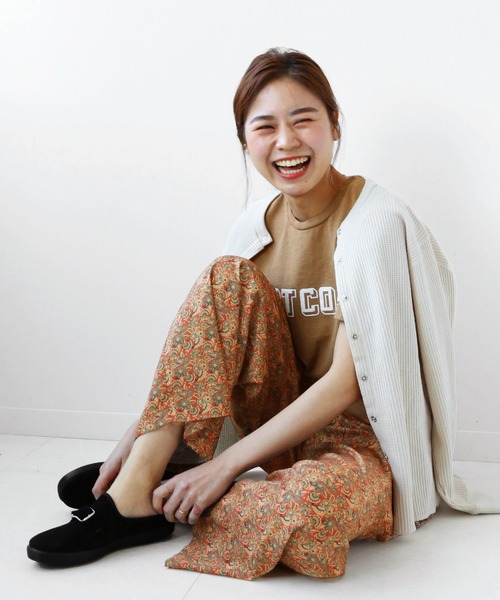 JOURNAL STANDARD relume(ジャーナルスタンダード レリューム)の「プリントスリープパンツ◆(その他パンツ・レディース・ブラック/ブラウン/ピンク・FREE)」の3枚目の写真