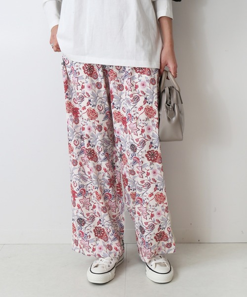 JOURNAL STANDARD relume(ジャーナルスタンダード レリューム)の「プリントスリープパンツ◆(その他パンツ・レディース・ブラック/ブラウン/ピンク・FREE)」の1枚目の写真