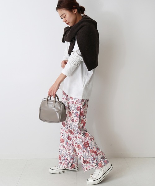 JOURNAL STANDARD relume(ジャーナルスタンダード レリューム)の「プリントスリープパンツ◆(その他パンツ・レディース・ブラック/ブラウン/ピンク・FREE)」の5枚目の写真