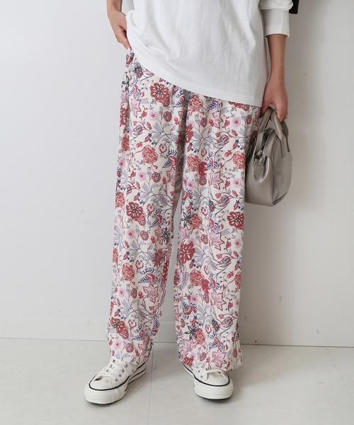 JOURNAL STANDARD relume(ジャーナルスタンダード レリューム)の「プリントスリープパンツ◆(その他パンツ・レディース・ブラック/ブラウン/ピンク・FREE)」の7枚目の写真