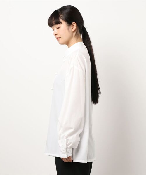 rps(アールピーエス)の「スパンブロードチャイナブラウス(シャツ/ブラウス・レディース・オフホワイト/ラベンダー/チャコールグレー・M)」の17枚目の写真