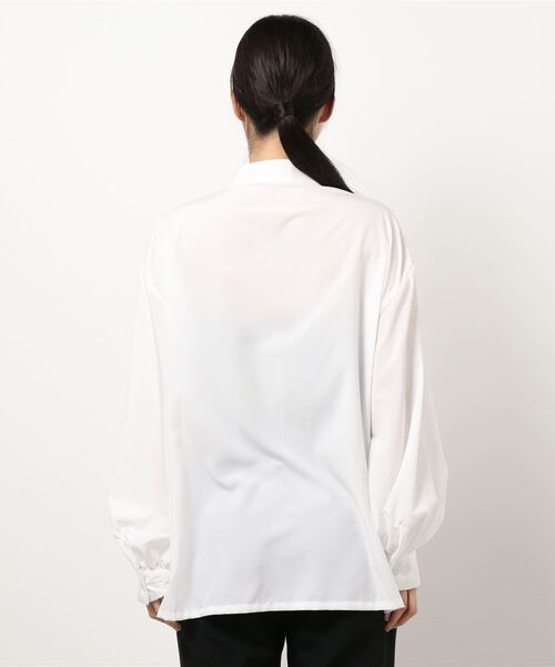 rps(アールピーエス)の「スパンブロードチャイナブラウス(シャツ/ブラウス・レディース・オフホワイト/ラベンダー/チャコールグレー・M)」の10枚目の写真