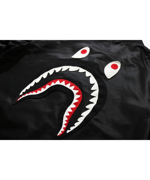 A BATHING APE BAPE LOOSE FIT MA-1 Lサイズ SHARK LOOSE FIT MA-1 MENS – us.bape.com