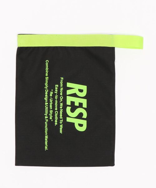 RE/SP(アールイーエスピー)の「RE/SP Shoes case / アールイーエスピー シューズケース(シューケア用品・キッズ・ブラック/ネイビー/ライム・FREE)」の9枚目の写真