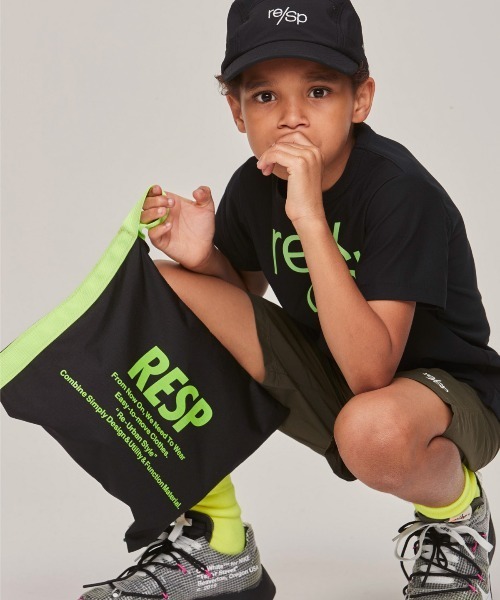RE/SP(アールイーエスピー)の「RE/SP Shoes case / アールイーエスピー シューズケース(シューケア用品・キッズ・ブラック/ネイビー/ライム・FREE)」の7枚目の写真