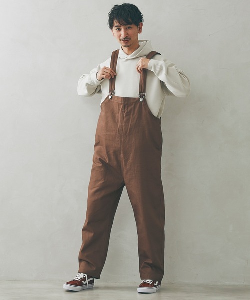 JOURNAL STANDARD relume（ジャーナルスタンダード　レリューム）の「【CALIFORNIA】 オーバーオール（サロペット/オーバーオール・メンズ・ブラウン/ブルー/ナチュラル/ブラック・SMALL/LARGE/MEDIUM）」の9枚目の写真