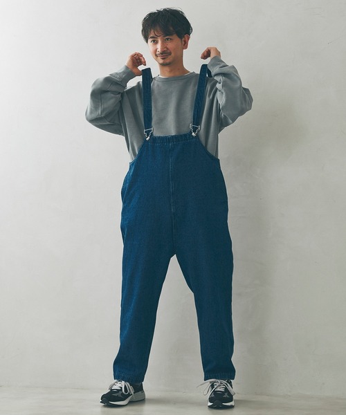 JOURNAL STANDARD relume（ジャーナルスタンダード　レリューム）の「【CALIFORNIA】 オーバーオール（サロペット/オーバーオール・メンズ・ブラウン/ブルー/ナチュラル/ブラック・SMALL/LARGE/MEDIUM）」の11枚目の写真