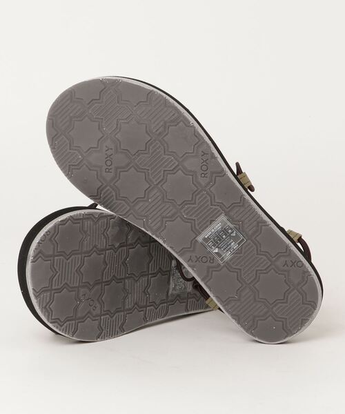 ROXY（ロキシー）の「ROXY/ロキシー ショアライン サンダル スニーカーサンダル ストラップサンダル スポーツサンダル 軽量 RSD212503（サンダル・レディース・ブラウン/ブラック/ブラック×グリーン・25.0cm/23.0cm/24.0cm）」の4枚目の写真