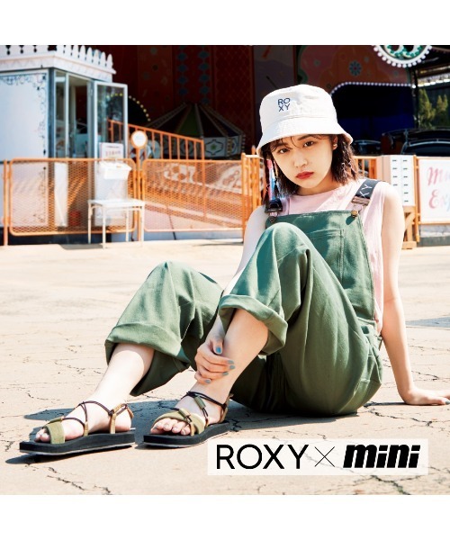 ROXY（ロキシー）の「ROXY/ロキシー ショアライン サンダル スニーカーサンダル ストラップサンダル スポーツサンダル 軽量 RSD212503（サンダル・レディース・ブラウン/ブラック/ブラック×グリーン・25.0cm/23.0cm/24.0cm）」の2枚目の写真