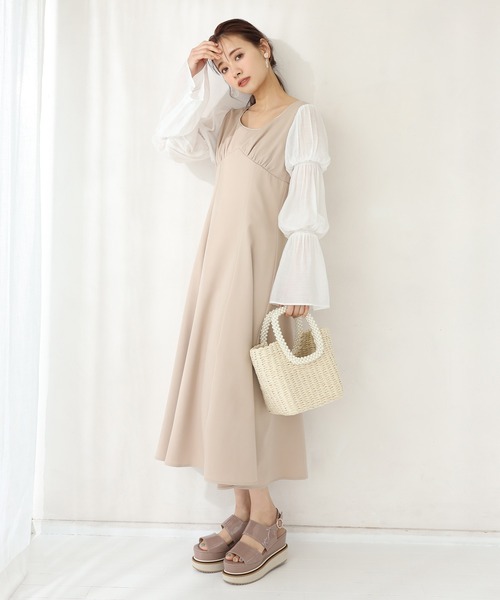 one after another NICE CLAUP(ワンアフターアナザーナイスクラップ)の「パール雑材かごバッグ(かごバッグ・レディース・ナチュラル・ONE SIZE)」の12枚目の写真