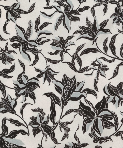 PAGEBOY（ページボーイ）の「リーフフラワーイージーパンツ（その他パンツ・レディース・ホワイト系その他2/ホワイト系その他/ブラック・FREE）」の17枚目の写真