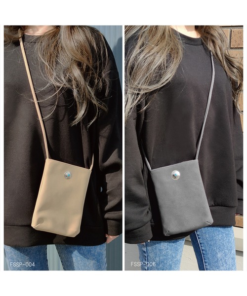 SFW(エスエフダブリュー)の「ミニショルダーバッグ(ショルダーバッグ・レディース・ライトグリーン/グレー/ライトグレー/キャメル/ブラウン/ベージュ・FREE)」の12枚目の写真