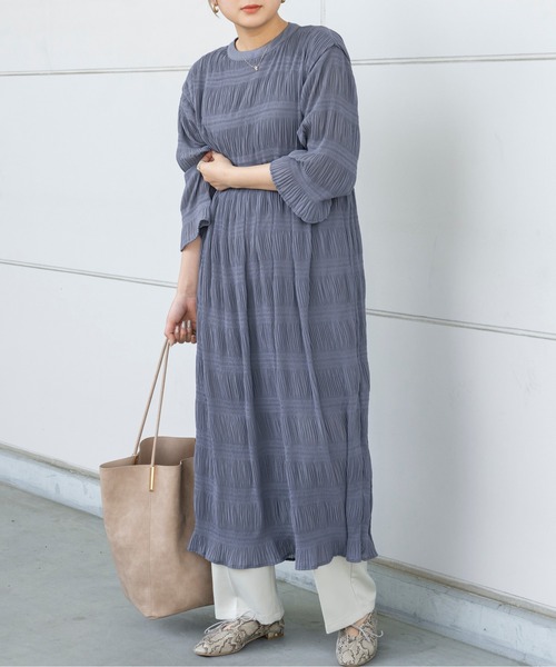 Ambre Neige（アンブルネージュ）の「マジョリカワンピース／【WEB/EC限定商品】（ワンピース・レディース・ブラック/イエロー/ダークブルー・FREE）」の19枚目の写真