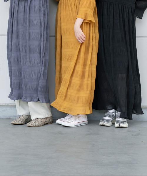 Ambre Neige（アンブルネージュ）の「マジョリカワンピース／【WEB/EC限定商品】（ワンピース・レディース・ブラック/イエロー/ダークブルー・FREE）」の20枚目の写真