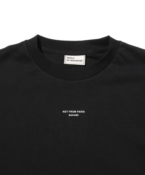 Drole De Monsieur（ドロール ド ムッシュ）の「＜DROLE DE MONSIEUR＞ NFPM TEE/Tシャツ（Tシャツ/カットソー・メンズ・ブラック/ホワイト・LARGE/MEDIUM）」の7枚目の写真