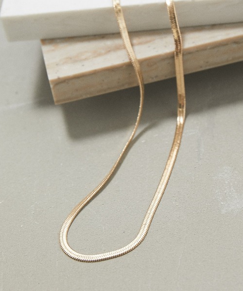 y/m by MIZUKI(イムバイミズキ)の「スネークネックレス(ネックレス・レディース・シルバー/ゴールド・FREE)」の9枚目の写真