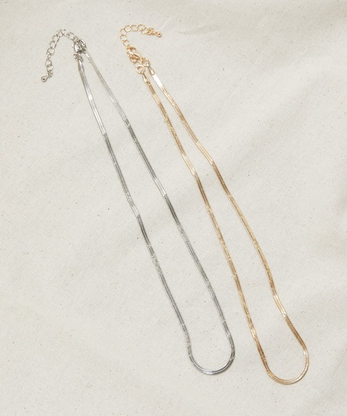 y/m by MIZUKI(イムバイミズキ)の「スネークネックレス(ネックレス・レディース・シルバー/ゴールド・FREE)」の10枚目の写真