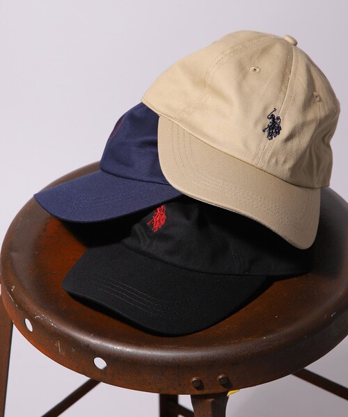 FREAK'S STORE（フリークスストア）の「WEB限定 U.S. POLO ASSN.×FREAK'S STORE/ユーエスポロアッスン 別注 ワンポイントロゴ ベースボールキャップ（キャップ・メンズ・ブラック/ベージュ/ネイビー・ONE SIZE）」の7枚目の写真
