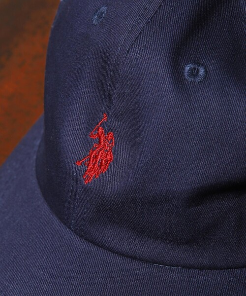 FREAK'S STORE（フリークスストア）の「WEB限定 U.S. POLO ASSN.×FREAK'S STORE/ユーエスポロアッスン 別注 ワンポイントロゴ ベースボールキャップ（キャップ・メンズ・ブラック/ベージュ/ネイビー・ONE SIZE）」の4枚目の写真