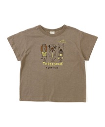 ドッグキャラプリントTシャツ