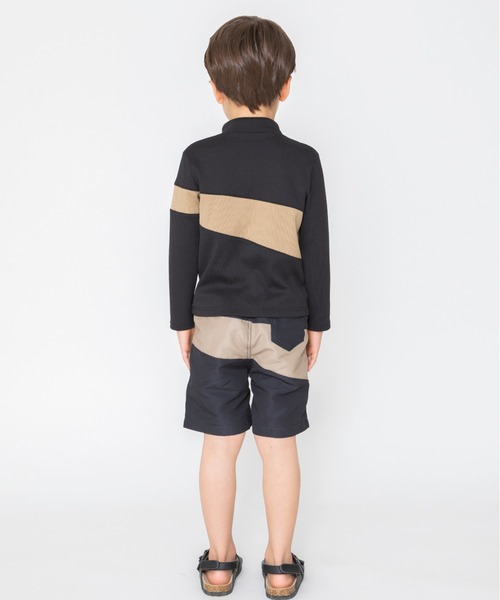 BRANSHES（ブランシェス）の「【水着】無地ラッシュガード（ラッシュガード・キッズ・ネイビー/ブラック・110cm/100cm/120cm/130cm）」の14枚目の写真