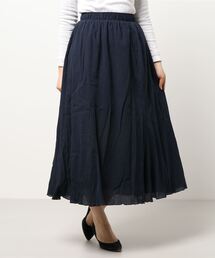 Samansa Mos2 blue | 柄アソートロングスカート(スカート)