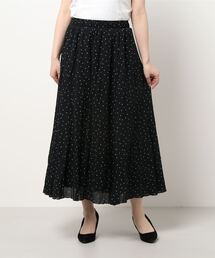 Samansa Mos2 blue | 柄アソートロングスカート(スカート)