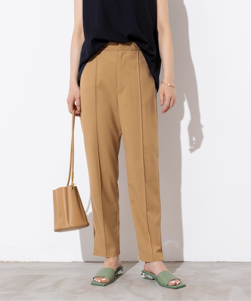 PICCIN（ピッチン）の「センタープレス裾ジップパンツ（その他パンツ・レディース・ブラック/オフホワイト/キャメル・S/M）」の3枚目の写真